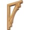 Ekena Millwork Merced Block Rough Sawn Bracket, Western Red Cedar, 4"W x 30"D x 42"H BKT04X30X42MRC05RWR - alternate 1